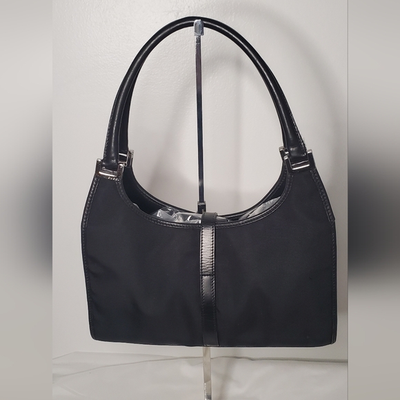 🔥Host Pick!🔥GUCCI Jackie black Canvas/Leather - shoulder Bag - Vintage🔥🔥🔥🔥 - Picture 2 of 14